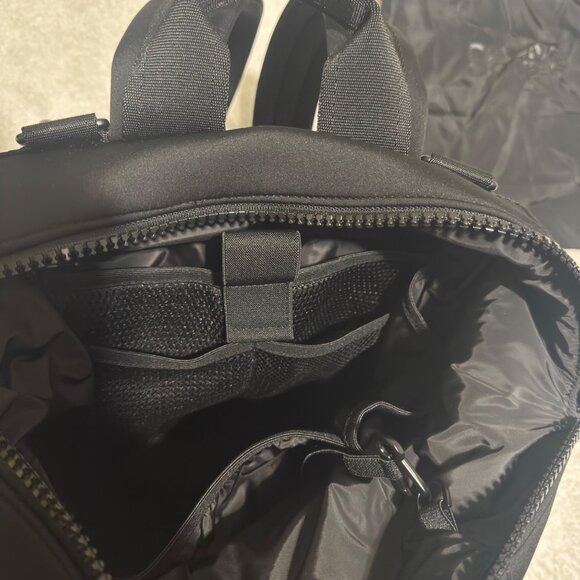 Dagne Dover Indi Diaper‎ Backpack Black Neoprene new without tag unisex modern main image 5